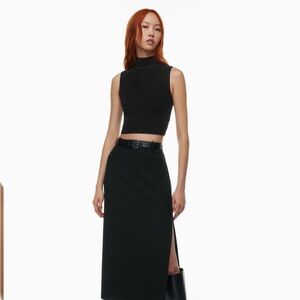 Aritzia Babaton Sculpt Knit Mock Tank